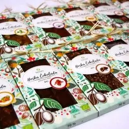 BIO Mléčná Čokoláda Naturalis s levandulí - 80g