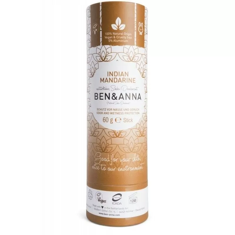 Tuhý deodorant indická mandarinka Ben & Anna - 60 g Tuhý deodorant indická mandarinka Ben & Anna - 60 g