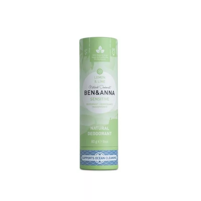 Tuhý deodorant sensitive citrón a limetka Ben & Anna - 60 g Tuhý deodorant sensitive citrón a limetka Ben & Anna - 60 g