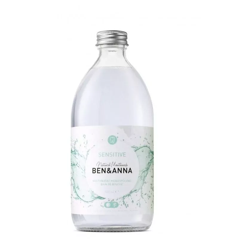 Ústní voda pro citlivé zuby sensitive Ben & Anna - 500 ml Ústní voda pro citlivé zuby sensitive Ben & Anna - 500 ml