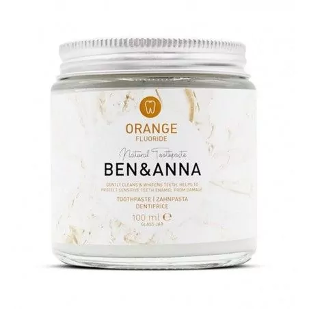 Pomerančová zubní pasta s fluorem Ben & Anna - 100 ml