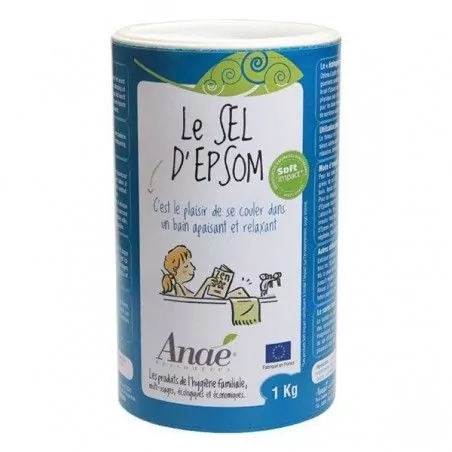 Epsomská soľ na kúpanie či peeling Ecodis - 1 kg