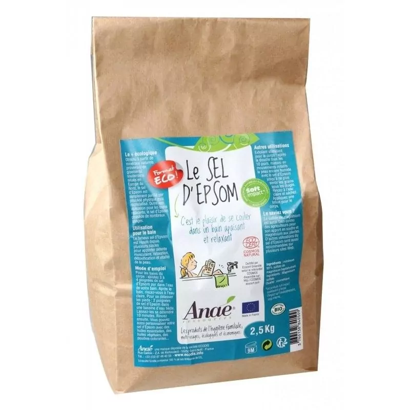 Epsomská soľ na kúpanie či peeling Ecodis - 2 Epsomská soľ na kúpanie či peeling Ecodis - 2