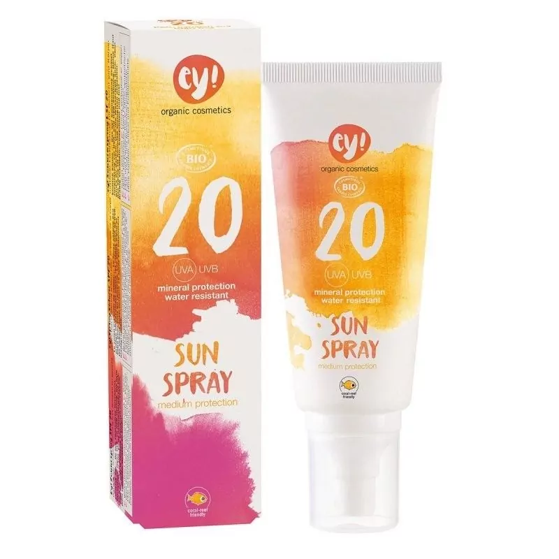 Opalovací krém ve spreji SPF 20 BIO Ey! - 100 ml Opalovací krém ve spreji SPF 20 BIO Ey! - 100 ml