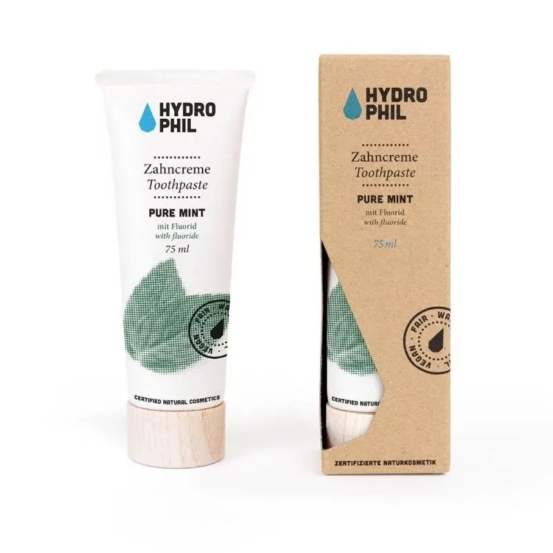 Mátová zubní pasta s fluorem Hydrophil - 75 ml Mátová zubní pasta s fluorem Hydrophil - 75 ml