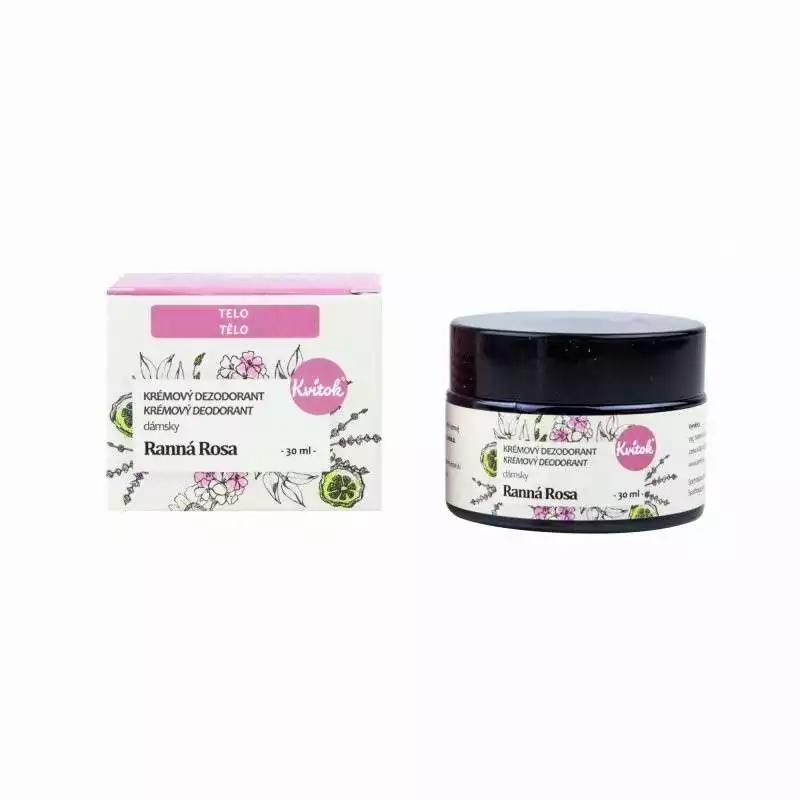 Dámský krémový deodorant "Ranní rosa" Kvitok - 30 ml Dámský krémový deodorant "Ranní rosa" Kvitok - 30 ml