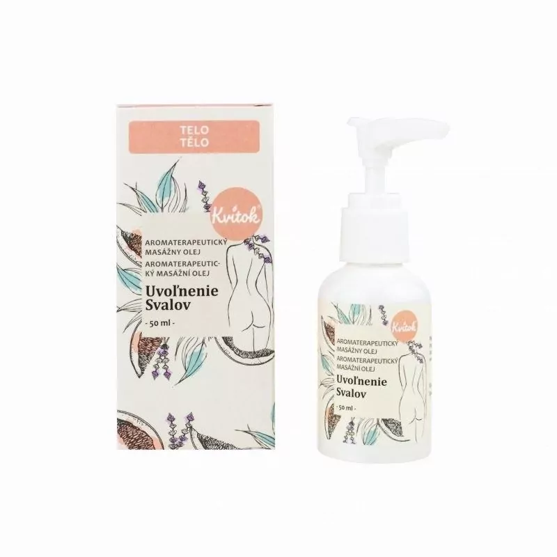 Masážní olej "Uvolnění svalů" Kvitok - 50 ml Masážní olej "Uvolnění svalů" Kvitok - 50 ml