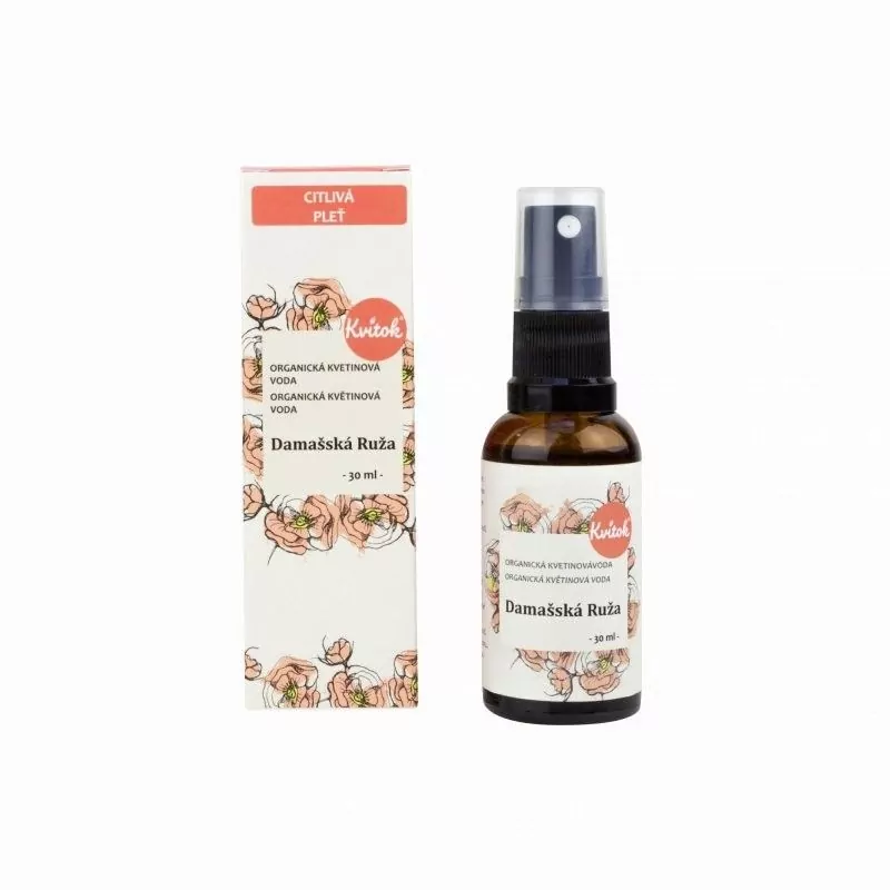 Květová voda damašská růže BIO Kvitok - 30 ml Květová voda damašská růže BIO Kvitok - 30 ml