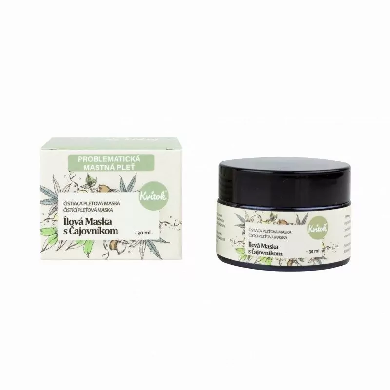 Čisticí maska s čajovníkem BIO Kvitok - 30 ml Čisticí maska s čajovníkem BIO Kvitok - 30 ml