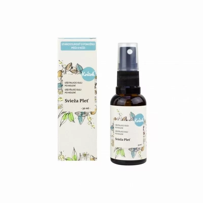 Uklidňující olej po holení "Svěží pleť" Kvitok - 30 ml Uklidňující olej po holení "Svěží pleť" Kvitok - 30 ml