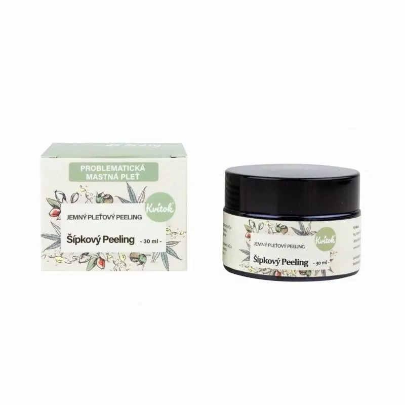 Šípkový peeling pro mastnou pleť Kvitok - 30 ml Šípkový peeling pro mastnou pleť Kvitok - 30 ml