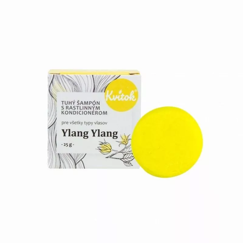 Tuhý šampon s kondicionérem "Ylang Ylang" Kvitok - 25 g Tuhý šampon s kondicionérem "Ylang Ylang" Kvitok - 25 g