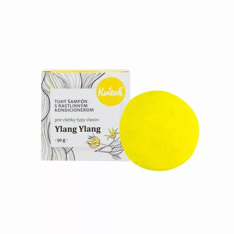 Tuhý šampon s kondicionérem "Ylang Ylang XXL" Kvitok - 50 g Tuhý šampon s kondicionérem "Ylang Ylang XXL" Kvitok - 50 g
