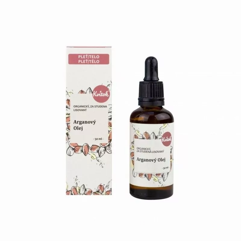 Arganový olej za studena lisovaný BIO Kvitok - 50 ml Arganový olej za studena lisovaný BIO Kvitok - 50 ml