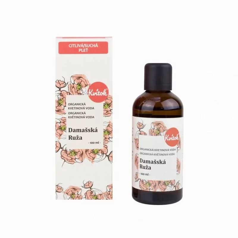 Květová voda damašská růže BIO Kvitok - 100 ml Květová voda damašská růže BIO Kvitok - 100 ml