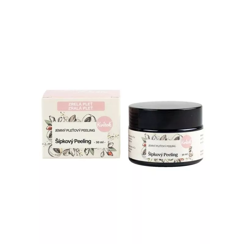Šípkový peeling pro zralou pleť Kvitok - 30 ml Šípkový peeling pro zralou pleť Kvitok - 30 ml