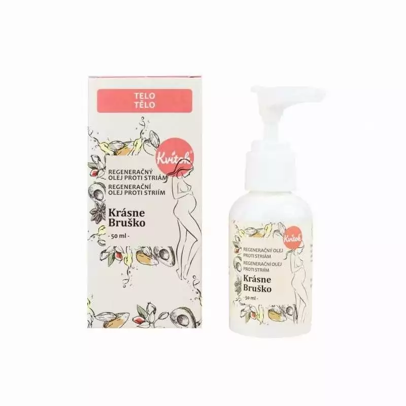 Regenerační olej proti striím "Krásné bříško" Kvitok - 50 ml Regenerační olej proti striím "Krásné bříško" Kvitok - 50 ml
