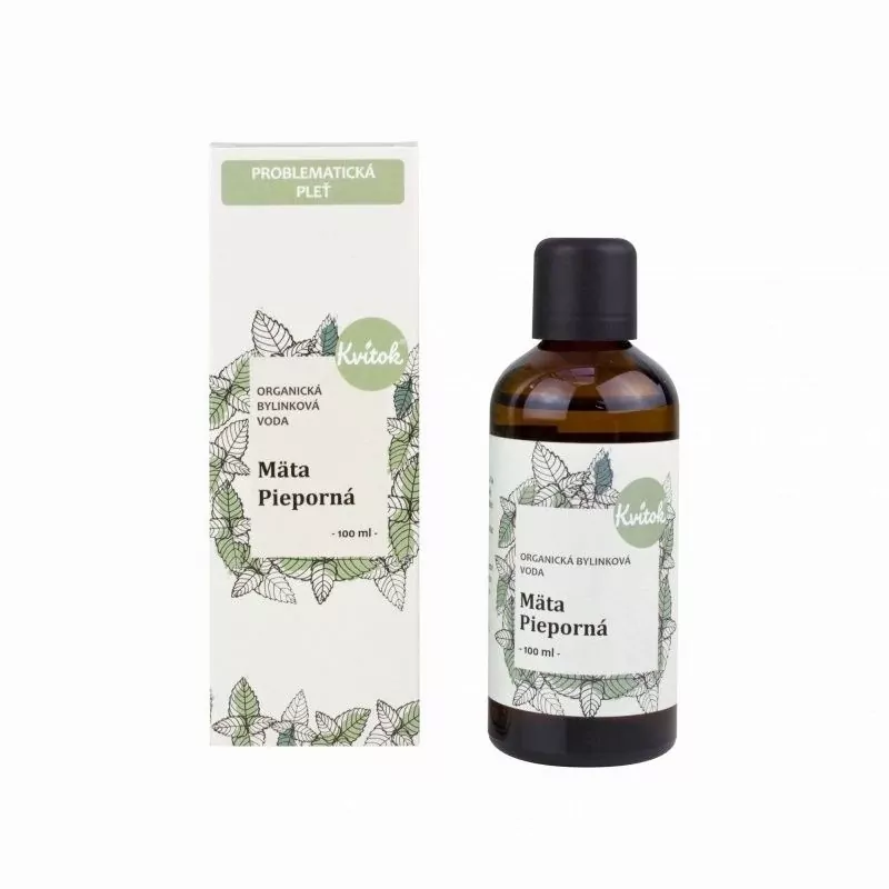 Bylinková voda s mátou peprnou BIO Kvitok - 100 ml Bylinková voda s mátou peprnou BIO Kvitok - 100 ml