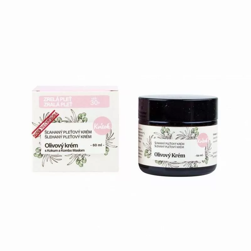 Olivový krém pre zrelú pleť 30+ Kvitok - 60 ml Olivový krém pre zrelú pleť 30+ Kvitok - 60 ml