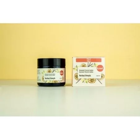 Šľahaný telový krém pre suchú pokožku Nežný dotyk" Kvitok - 60 ml"