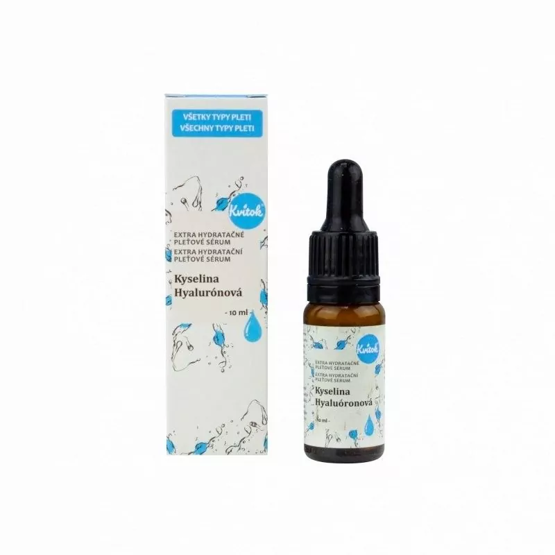 Hydratační pleťové sérum s kyselinou hyaluronovou Kvitok - 10 ml Hydratační pleťové sérum s kyselinou hyaluronovou Kvitok - 10 ml