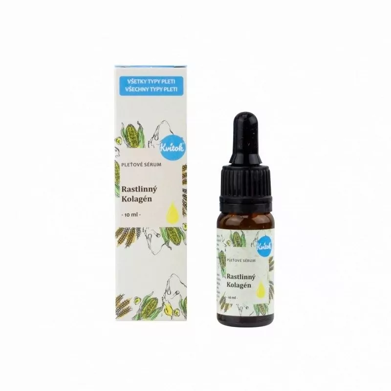 Pleťové sérum vyhlazující pokožku "Rostlinný kolagen" Kvitok - 10 ml Pleťové sérum vyhlazující pokožku "Rostlinný kolagen" Kvitok - 10 ml