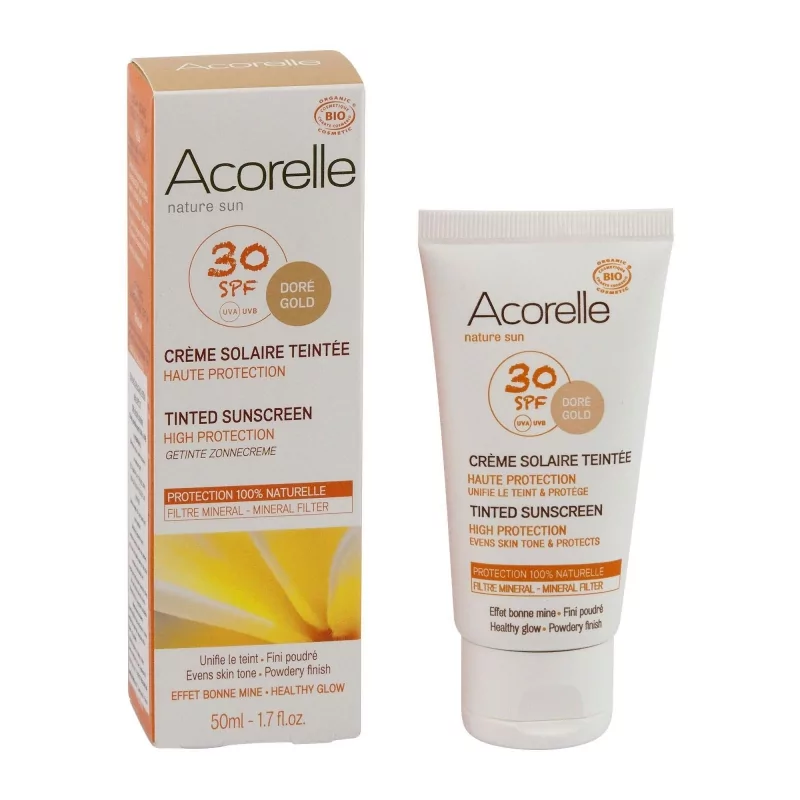 Tónovací opalovací krém na obličej SPF 30 Acorelle - 50 ml Tónovací opalovací krém na obličej SPF 30 Acorelle - 50 ml