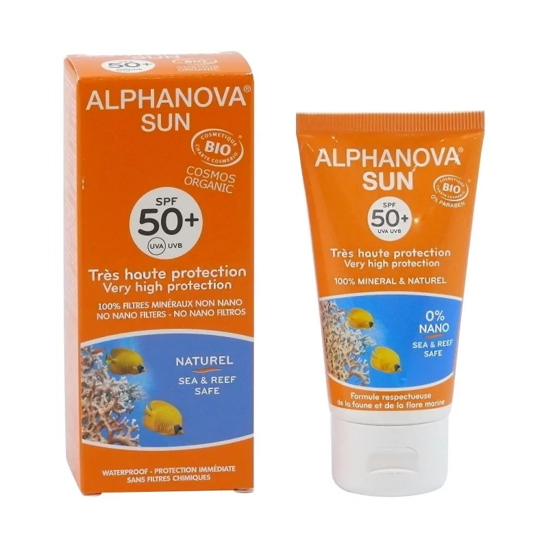 SUN Opalovací krém SPF 50 + Alphanova - 50 g SUN Opalovací krém SPF 50 + Alphanova - 50 g