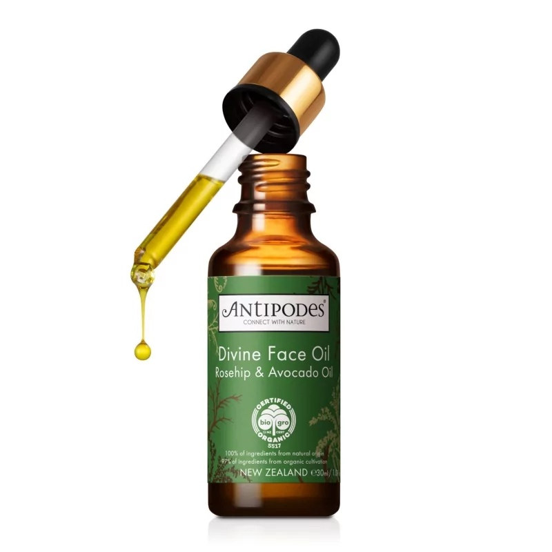 Šípkový a avokádový pleťový olej Divine Antipodes - 30 ml Šípkový a avokádový pleťový olej Divine Antipodes - 30 ml