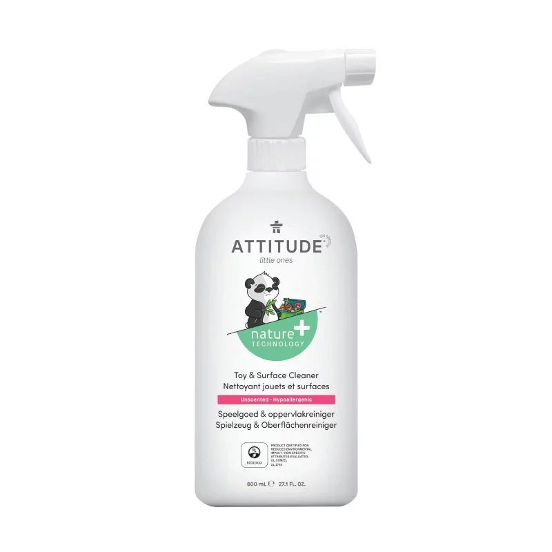 Čistič na dětské hračky s rozprašovačem Attitude - 800 ml Čistič na dětské hračky s rozprašovačem Attitude - 800 ml