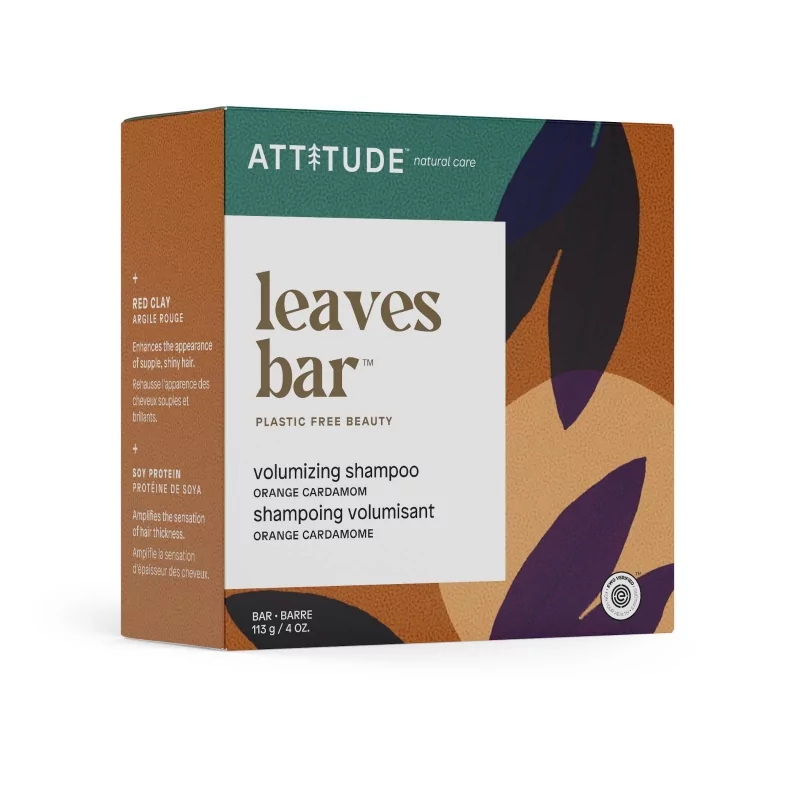 Tuhý šampon s vůní pomerančového kardamomu Attitude - 113 g Tuhý šampon s vůní pomerančového kardamomu Attitude - 113 g