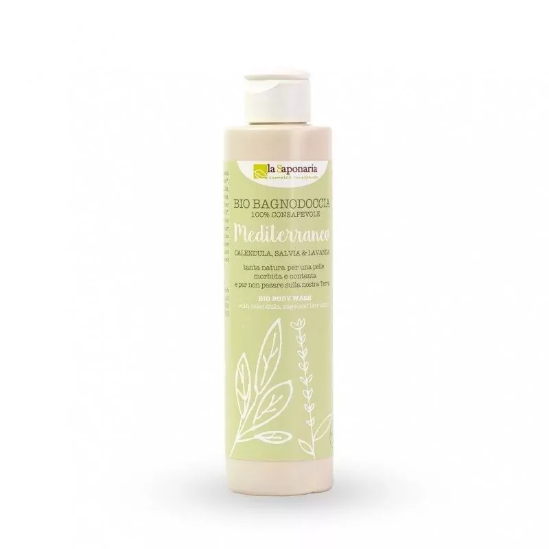 Středomořský sprchový gel s bylinkami BIO laSaponaria - 200 ml Středomořský sprchový gel s bylinkami BIO laSaponaria - 200 ml