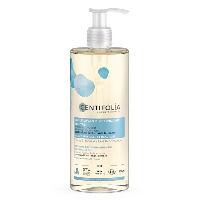 Čisticí tělový olej bez parfemace Centifolia - 500 ml Čisticí tělový olej bez parfemace Centifolia - 500 ml