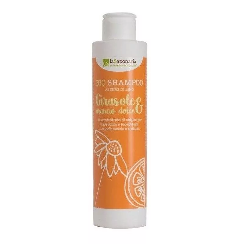 Šampon se slunečnicí a sladkým pomerančem BIO laSaponaria - 200 ml Šampon se slunečnicí a sladkým pomerančem BIO laSaponaria - 200 ml