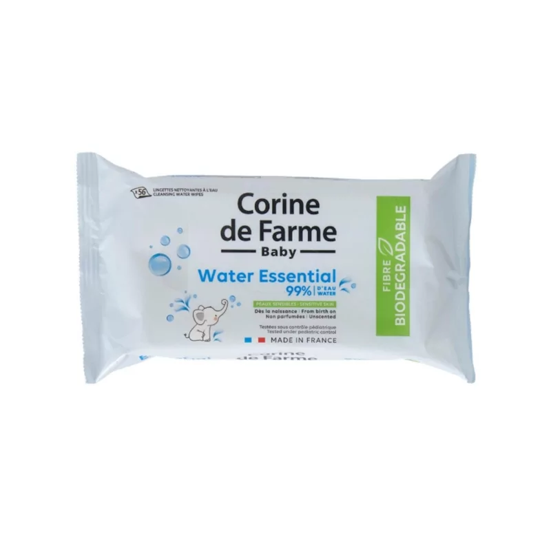 Dětské vlhčené ubrousky BIOlogicky rozložitelné Corine de Farme - 56 ks Dětské vlhčené ubrousky BIOlogicky rozložitelné Corine de Farme - 56 ks