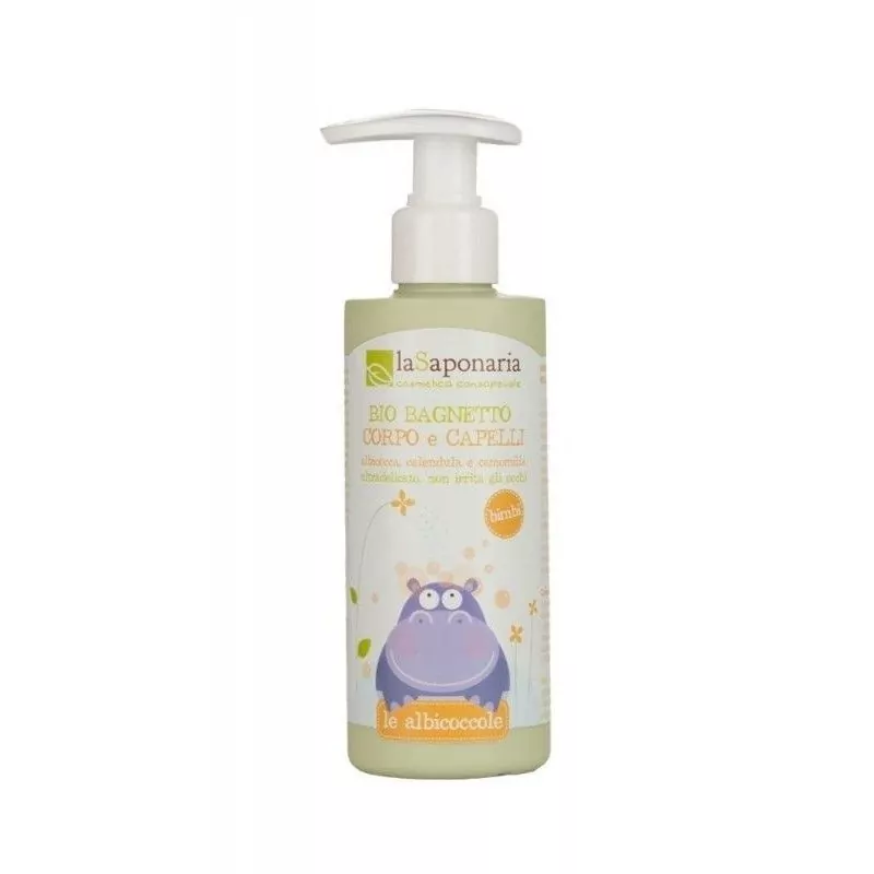 Jemný tělový a vlasový mycí gel pro děti BIO laSaponaria - 190 ml Jemný tělový a vlasový mycí gel pro děti BIO laSaponaria - 190 ml