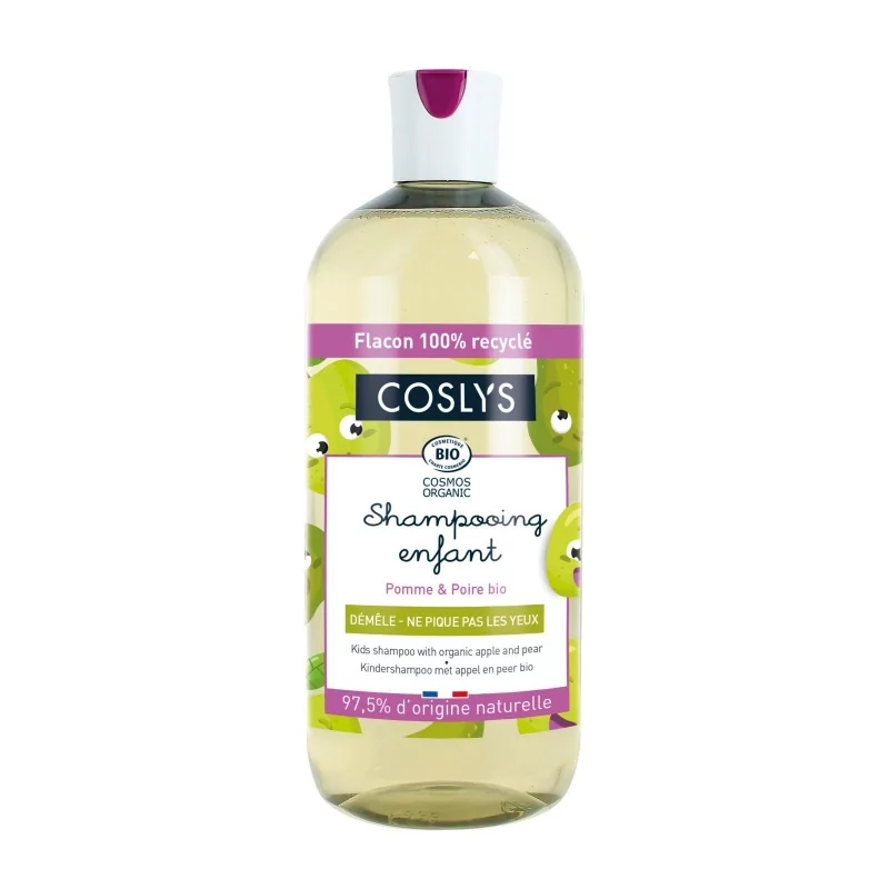Dětský přírodní šampon (jablko a hruška) Coslys - 500 ml Dětský přírodní šampon (jablko a hruška) Coslys - 500 ml