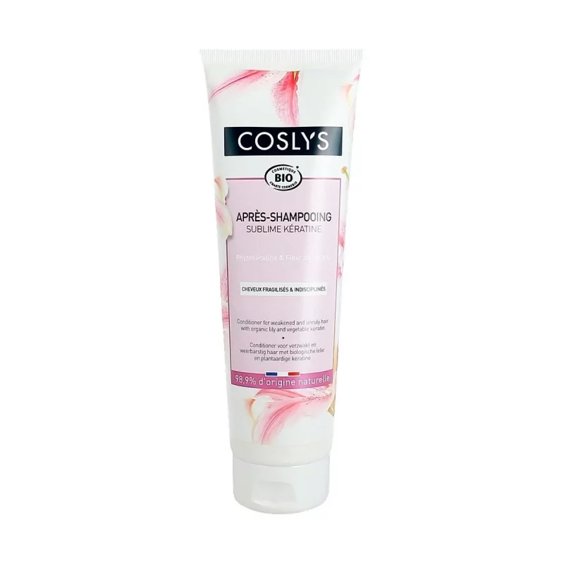 Kondicionér pro slabé a nepoddajné vlasy lilie a rostlinný keratin Coslys - 250 ml Kondicionér pro slabé a nepoddajné vlasy lilie a rostlinný keratin Coslys - 250 ml