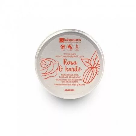 Krém na ruky s damašskou ružou BIO laSaponaria - 60 ml