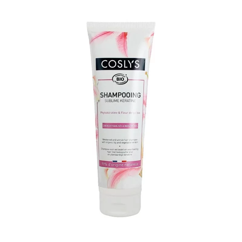 Šampon pro slabé a nepoddajné vlasy lilie a rostlinný keratin Coslys - 250 ml Šampon pro slabé a nepoddajné vlasy lilie a rostlinný keratin Coslys - 250 ml