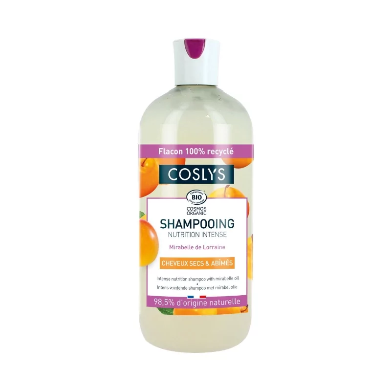 Šampon pro suché a poškozené vlasy s mirabelkovým olejem Coslys - 500 ml Šampon pro suché a poškozené vlasy s mirabelkovým olejem Coslys - 500 ml
