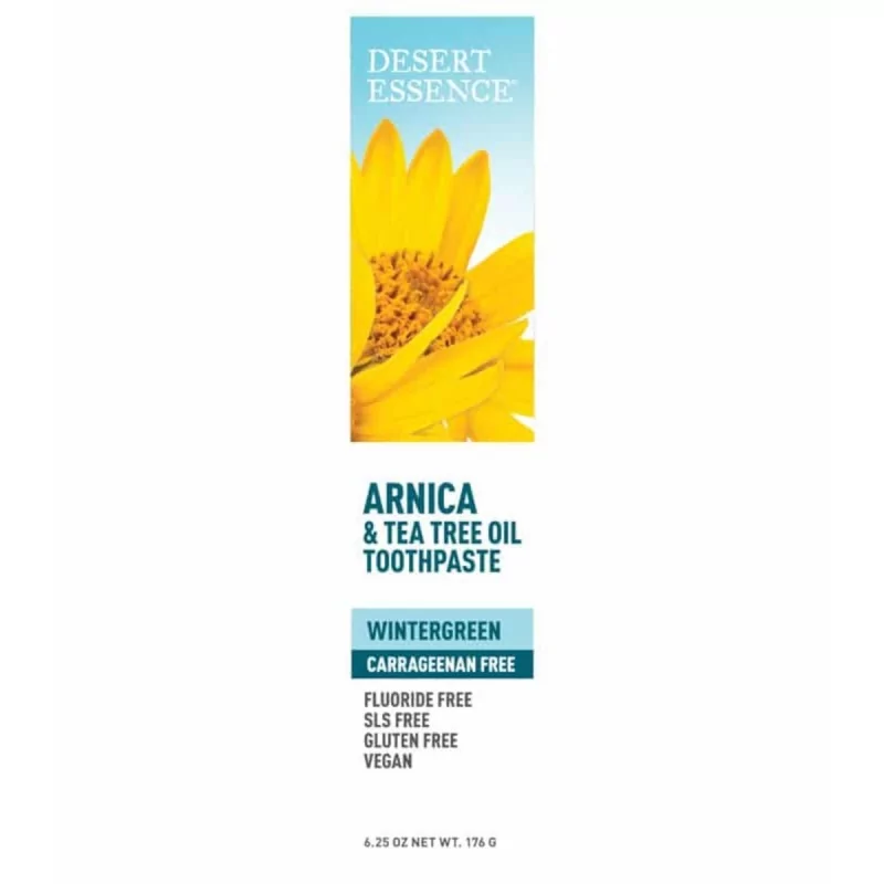 Zubní pasta arnika a tea tree Desert Essence - 176 g Zubní pasta arnika a tea tree Desert Essence - 176 g