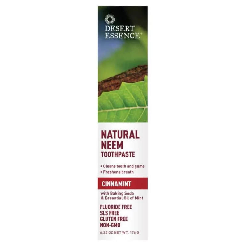 Zubní pasta Neem (skořice a máta) Desert Essence - 176 g Zubní pasta Neem (skořice a máta) Desert Essence - 176 g