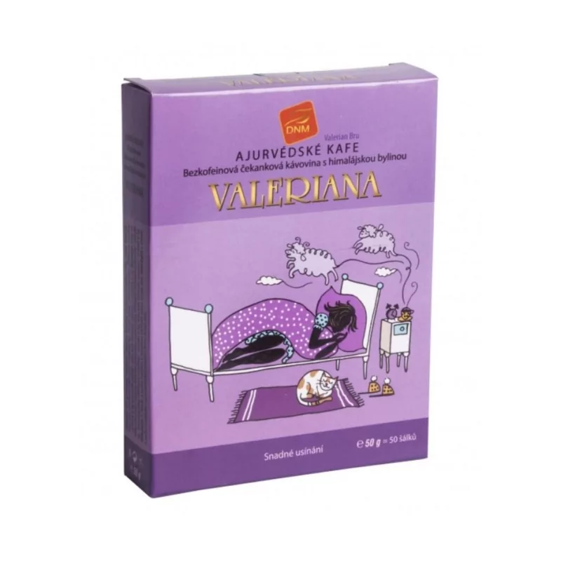 Ájurvédské kafe Valeriana Dnm - 50 g Ájurvédské kafe Valeriana Dnm - 50 g