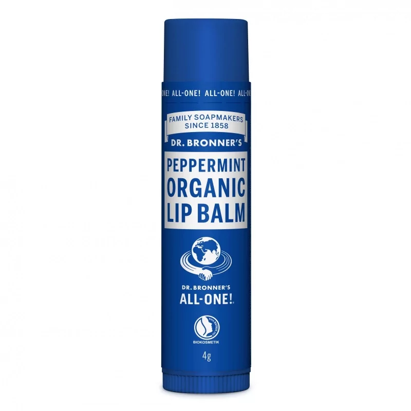 Balzám na rty Peppermint Dr. Bronner's - 4 g Balzám na rty Peppermint Dr. Bronner's - 4 g