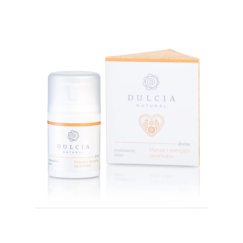 Hydratační krém s marulovým olejem a komplexem ceramidů Dulcia natural - 50 ml Hydratační krém s marulovým olejem a komplexem ceramidů Dulcia natural - 50 ml