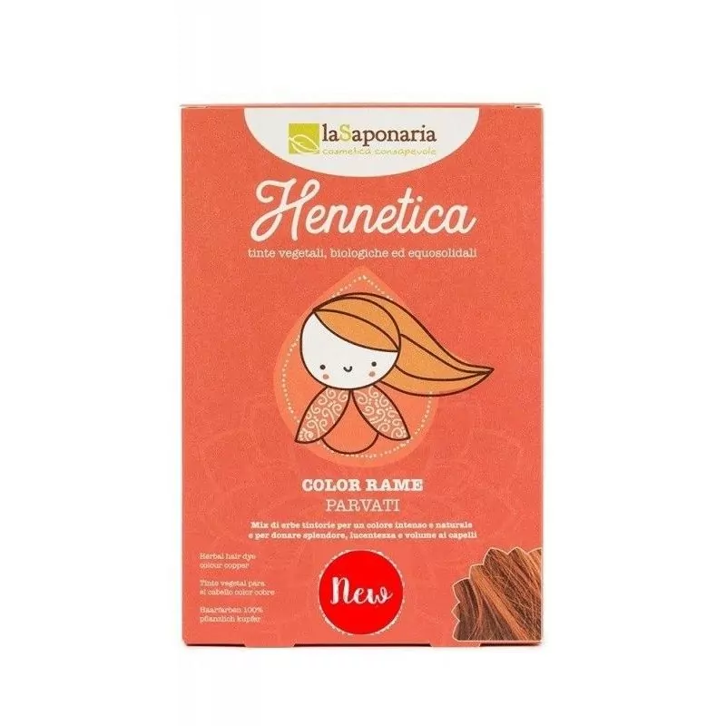 Přírodní barva na vlasy (barva mědi) "Parvati" BIO laSaponaria - 100 g Přírodní barva na vlasy (barva mědi) "Parvati" BIO laSaponaria - 100 g