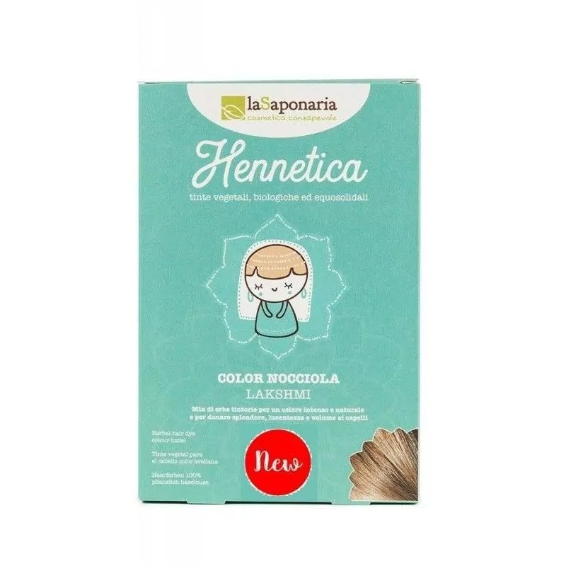 Přírodní barva na vlasy (lískový ořech) "Lakshmi" BIO laSaponaria - 100 g Přírodní barva na vlasy (lískový ořech) "Lakshmi" BIO laSaponaria - 100 g