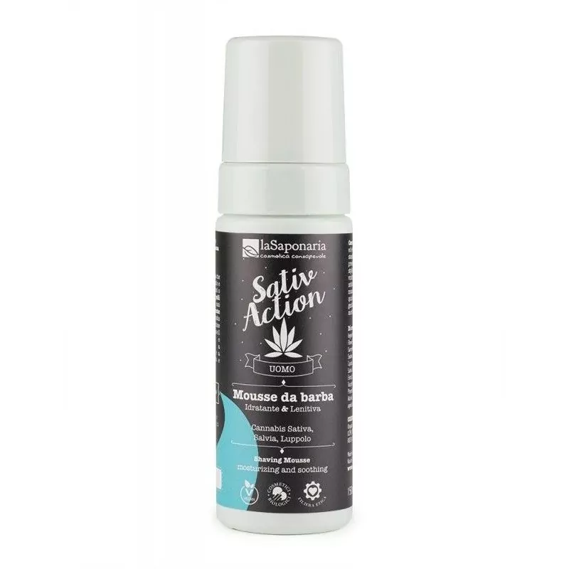 Pánská pěna na holení s konopím BIO laSaponaria - 150 ml Pánská pěna na holení s konopím BIO laSaponaria - 150 ml