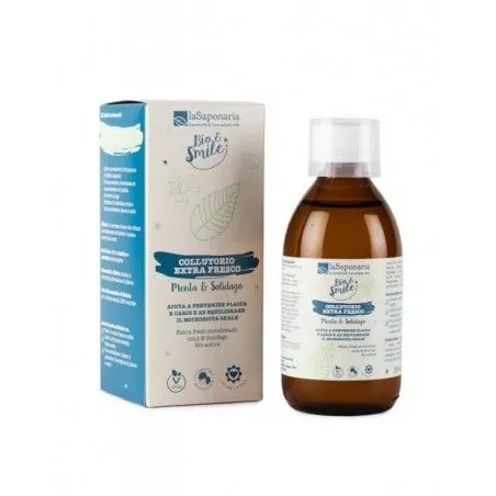 Extra svieža ústna voda s mätou a zlatobylom BIO laSaponaria - 250 ml